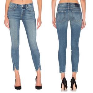 AMO Twist in Girl Crush Ankle Slit Jeans 25